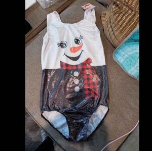 Cute Snowman Themed Baby Onesie